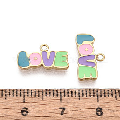 Подвески из нержавеющей стали 304 с эмалью&nbsp;STAS-T068-02A