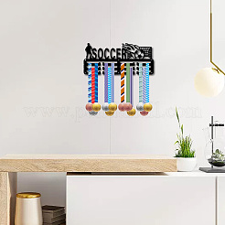 Спортивная тема железная вешалка для медалей настенная стойка для дисплея ODIS-WH0055-286