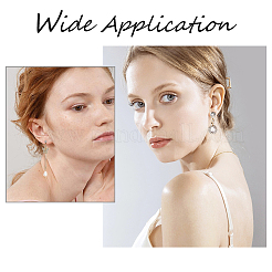 80 шт. латунные серьги-гвоздики KK-BC0009-38