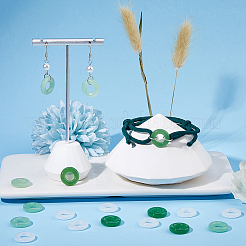 60 шт. 3 стиля стеклянных соединительных колец&nbsp;GLAA-HS0001-14