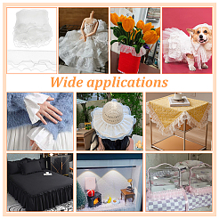 5м двухслойная плиссированная лента из органзы OCOR-PH0002-96B