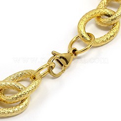 Модные браслеты из нержавеющей стали 304 с сетчатым зернистым плетением&nbsp;STAS-A028-B092G