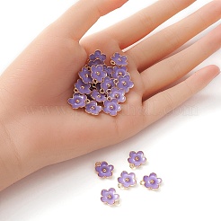 Подвески из эмалевого сплава с покрытием из легкого золота&nbsp;ENAM-YW0002-20D