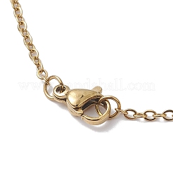 Ожерелья из нержавеющей стали 304 NJEW-MZ00026-03