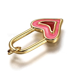 Латунь эмаль подвески&nbsp;KK-B026-26G-B