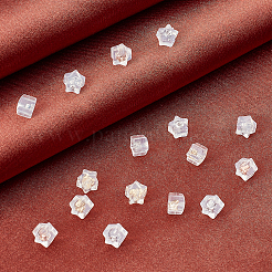 40 шт. 4 цвета силиконовые гайки для ушей SIL-BBC0001-02