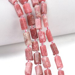 Нити из натурального родонита&nbsp;G-C270-K11