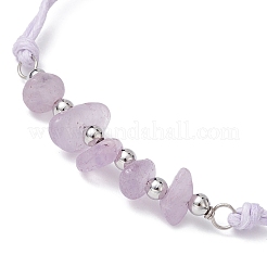 5 шт. наборы браслетов из плетеных бусин из натуральных смешанных камней&nbsp;BJEW-JB09869-01