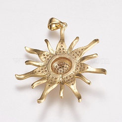 Латунные микро проложить кубического циркония подвески&nbsp;ZIRC-E143-57G