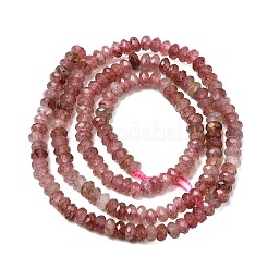 Природного кварца клубники нитей бисера&nbsp;G-G343-A08-2x4mm