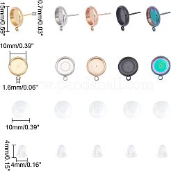 Наборы для изготовления серег-гвоздиков своими руками DIY-UN0002-28