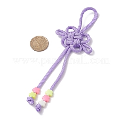 6шт внутренние сердечники из полиэстера и спандекса шнуры веревки подвесные украшения&nbsp;HJEW-JM03839