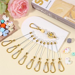 10шт алюминий с карабинами для скалолазания AJEW-SZ0002-58B