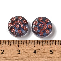 Прозрачные бусины лэмпворк LAMP-P065-04A-10