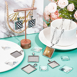 Набор для самостоятельного изготовления квадратного купола-подвески DIY-SC0023-03