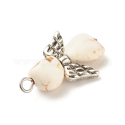 Хэллоуин окрашенные синтетические бирюзовые подвески&nbsp;PALLOY-JF01598-03