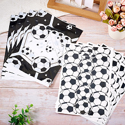 30 шт. 2 стильных пластиковых футбольных пакета с принтом и ручками-дырками&nbsp;ABAG-TA0001-80