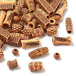 100 шт. 10 стиля имитация дерева акриловые европейские бусины&nbsp;SACR-SC0001-53