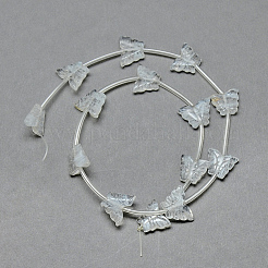 Плавка нитей бус из кварцевого кристалла X-G-T014-06-1