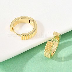 Латунные серьги обруча&nbsp;EJEW-D348-22G