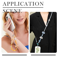 63 шт. 2 вида светящихся прозрачных акриловых бусин MACR-TA0002-22