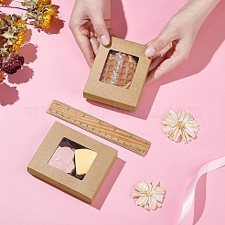 Прямоугольная складная креативная картонная коробка CON-WH0086-16B