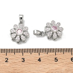 Вращающиеся подвески из латуни с микропаве и кубическим цирконием&nbsp;KK-A287-01P