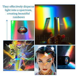 6шт. 6 стиля стеклянная тройная призма&nbsp;GLAA-OC0001-54