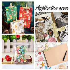 Зажимы для пакетов из нержавеющей стали&nbsp;AJEW-WH20054-070A