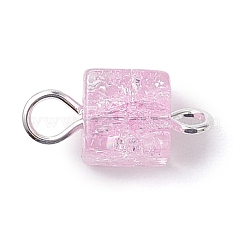 Подвески-коннекторы из стеклянных бусин с эффектом потрескивания&nbsp;PALLOY-JF02894