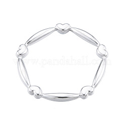 Не тускнеющий перстень из нержавеющей стали 201 для мужчин и женщин RJEW-N038-131P