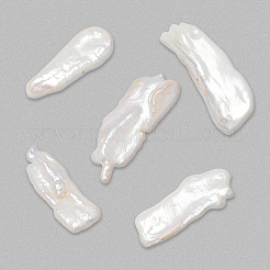 5 шт. нити бусин из натурального барочного жемчуга Кеши PEAR-NB0002-52