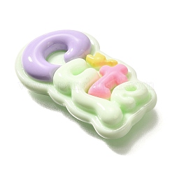 Непрозрачные кабошоны из смолы&nbsp;LS-RESI-D275-02D