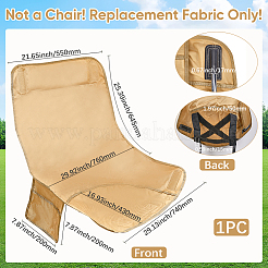 Ткань оксфорд ткань для замены складного стула AJEW-WH20010-68C