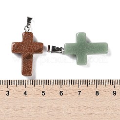 Подвески из синтетического серебристого камня/светящегося камня&nbsp;G-Z054-03B