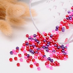 Наборы стеклянных жемчужных бусин на день Святого Валентина HY-X006-4mm-10