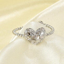 Открытые манжеты из нержавеющей стали 304 для женщин&nbsp;LS-RJEW-G338-07P