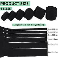12м 6 стиля плоская лента из поликоттона и хлопчатобумажной саржи OCOR-BC0007-40B