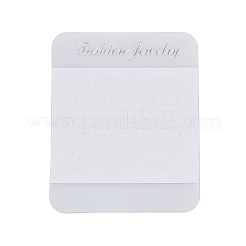 Бумажные с пластиковыми карточками для демонстрации ювелирных изделий CDIS-G009-04