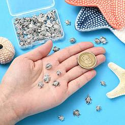 Сплавочные овальные бусины тибетского стиля &nbsp;FIND-CJ0003-64