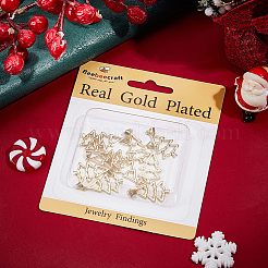 10 шт. подвески из латуни на рождественскую тематику KK-BBC0014-98