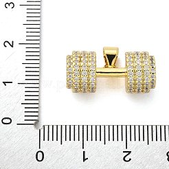 Латунные микро проложить кубического циркония подвески KK-S511-06G