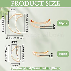 32 шт. 2 соединительных кольца из латуни и сплава FIND-BC0005-02
