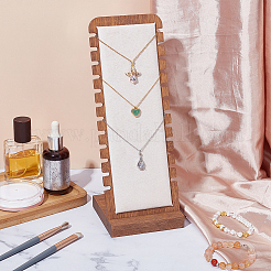 Подставки для ювелирных изделий с подвеской в форме бамбука в форме буквы L ODIS-WH0078-34B