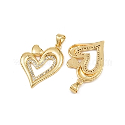 Латунные микро проложить кубического циркония подвески KK-C132-03E-G