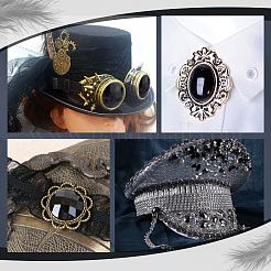 50 шт. акриловые кабошоны со стразами и плоской спинкой OACR-OC0001-15C