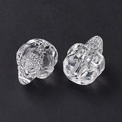 Прозрачные акриловые бусины&nbsp;X-OACR-P013-01