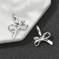 Латунные серьги обруча EJEW-D320-13P