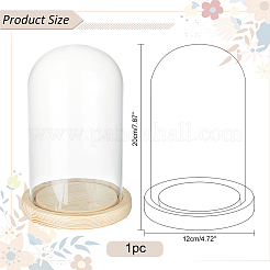 Стеклянный купол&nbsp;DJEW-WH0043-46