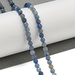 Окрашенные и нагретые нити из натурального синего авантюрина&nbsp;G-E571-A10-04